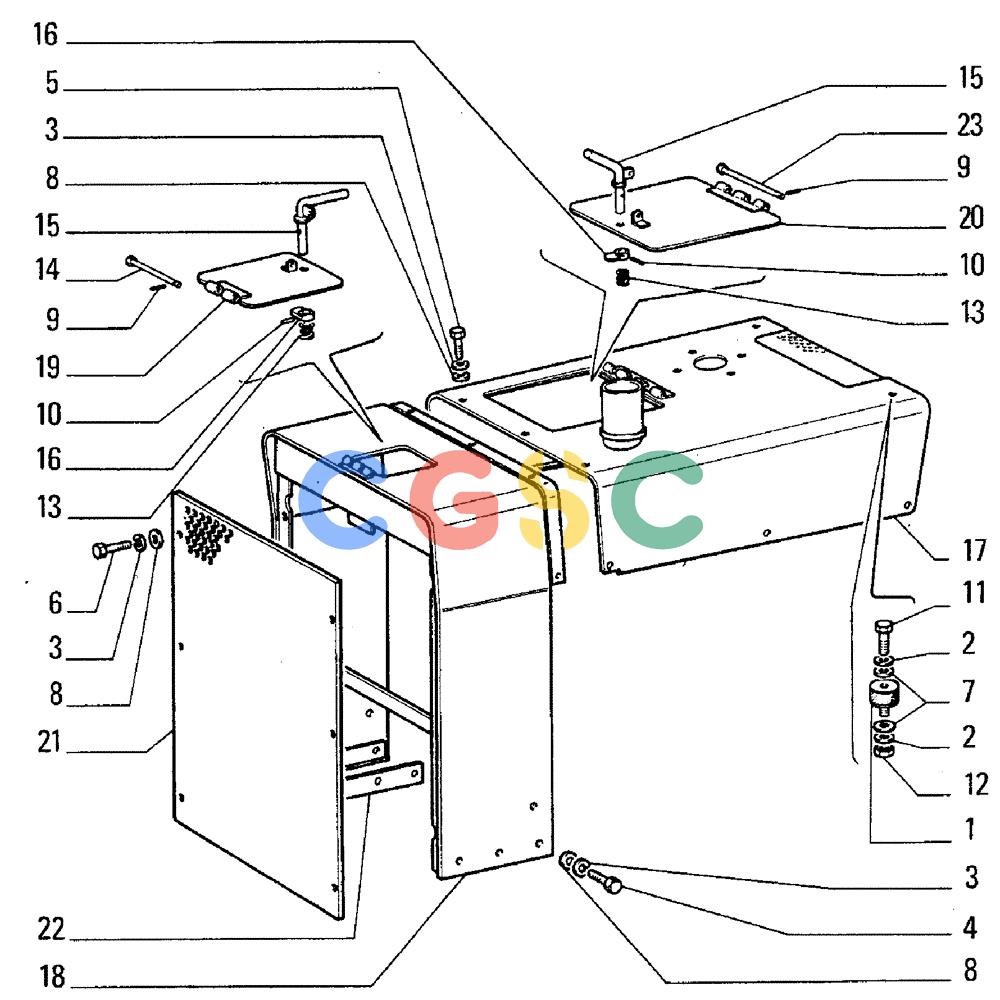 纽荷兰零件查询(FL5B) - CRAWLER LOADER (L1.01[001]) - HOOD ASSY New Holland Constructuion