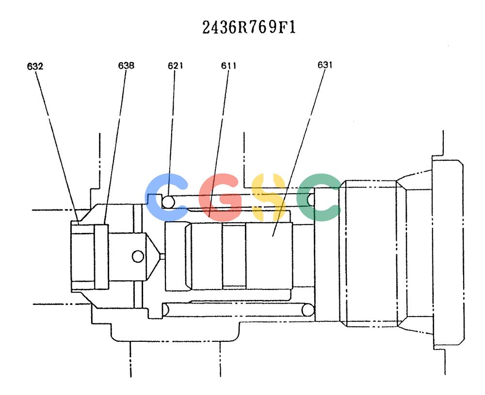 神钢零件查询(K905LC) - MARK II EXCAVATOR BTW YP1001 - YP1281. (4/89-12/03) (11-006) - VALVE ASSY, RELIEF (2436R769F1) Kobelco