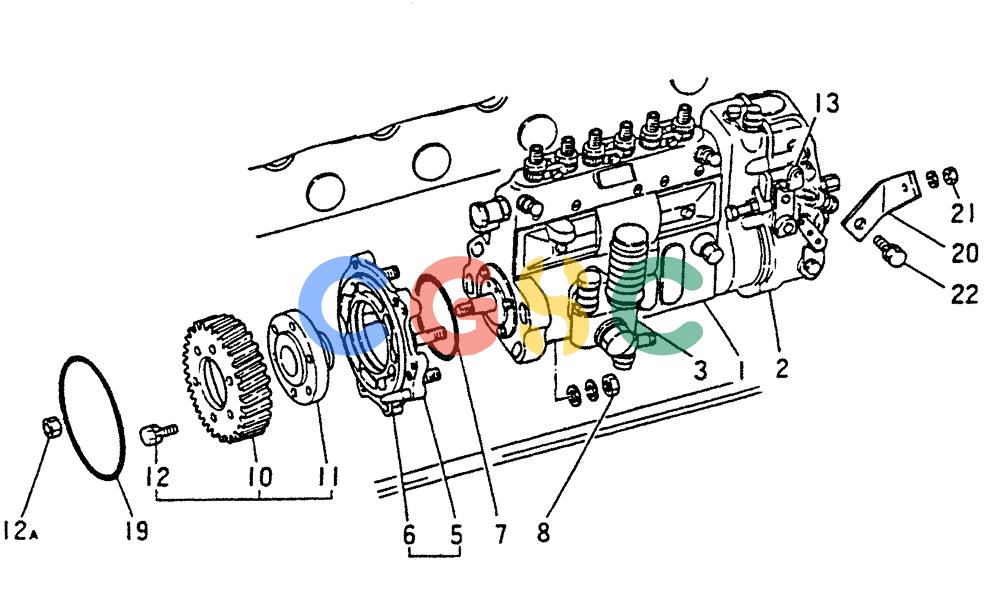 神钢零件查询(6DR5) - MITSUBISHI DIESEL ENGINE (1/06-12/06) (03-001) - FUEL INJECTION PUMP GENERAL Kobelco