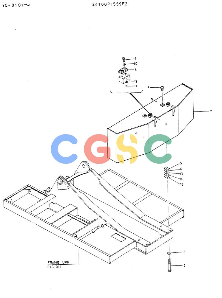 神钢零件查询(MD300LC) - EXCAVATOR BTW YC0101 - YC0300 (1/80-12/06) (01-002) - COUNTER-WEIGHT ASSY Kobelco