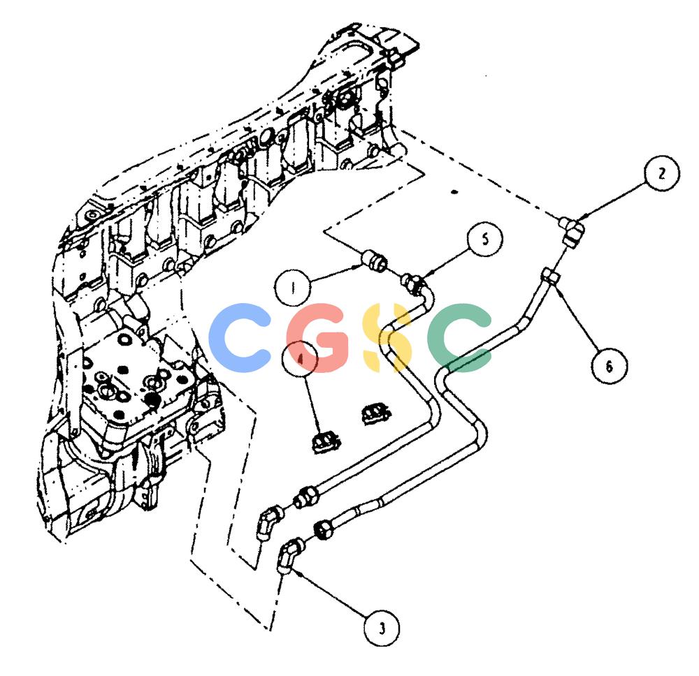 凯斯零件查询(FLX3330B) - FLOATER (12/99-9/02) (02-037) - COMPRESSOR COOLANT PLUMBING Case Agriculture