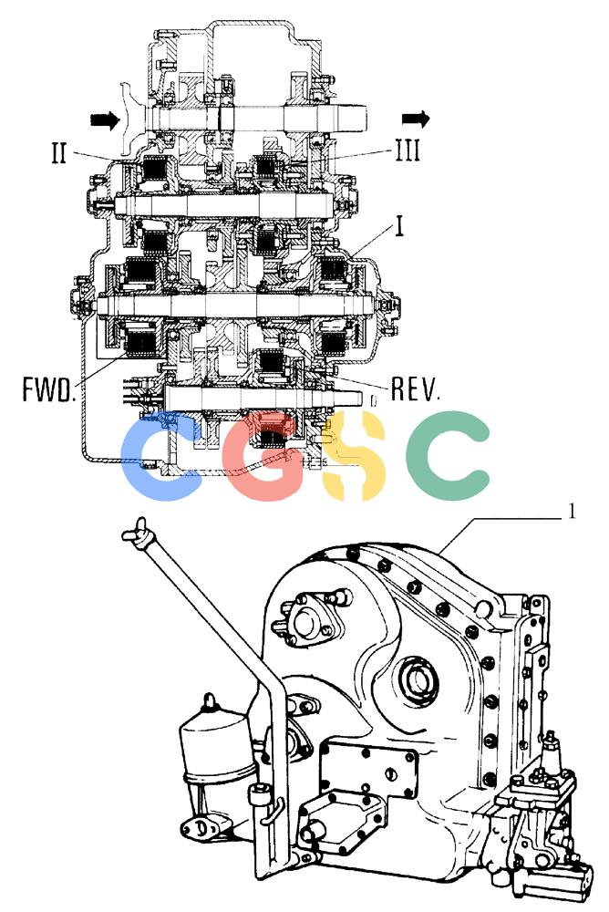 纽荷兰零件查询(FD145) - CRAWLER DOZER (N.A. VERSION) (10/98-) (1.211[01]) - TRANSMISSION - ASSY New Holland Constructuion