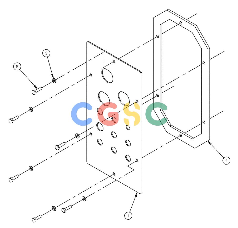 凯斯零件查询(438) - FLEX-AIR APPLICATOR - 2003 (3/03-10/03) (01-008) - BULKHEAD PANEL GROUP Case Agriculture