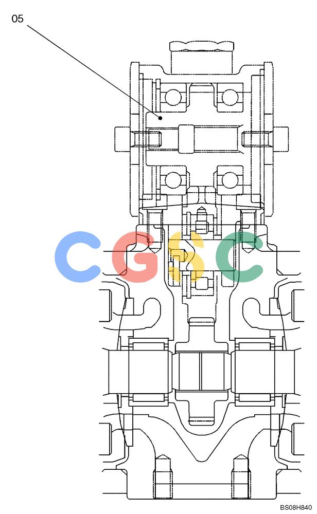 纽荷兰零件查询(E135B) - CRAWLER EXCAVATOR TIER 3 - ASN YH05-07001 (N8TA13006) (1/08-) (08-09-01[03]) - PUMP ASSEMBLY (YY10V00014F1), PAGE 3 OF 3 New Holland Constructuion