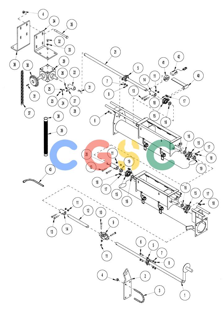 凯斯零件查询(1124) - CONCORD AIR SYSTEM (5/99-12/00) (E17) - DRIVE TRAIN - METER Case Agriculture