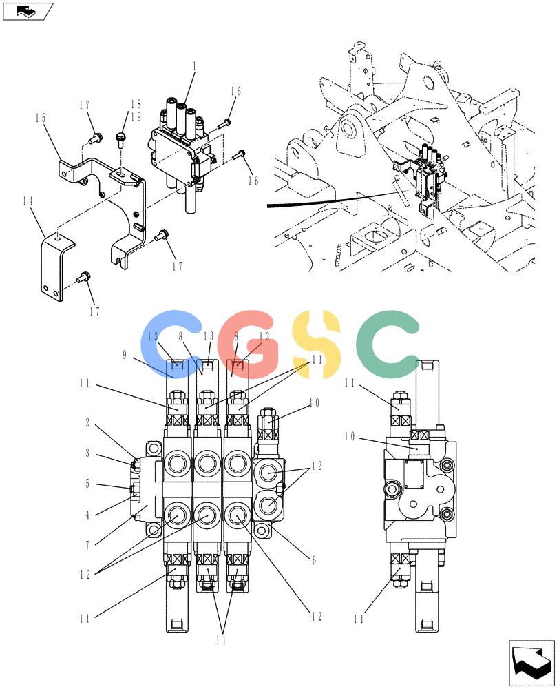 神钢零件查询(ED150-2) - BLADE RUNNER EXCAVATOR/DOZER ASN LH01-01001 (1/09-12/12) (01-019[01]) - VALVE INSTALLATION Kobelco