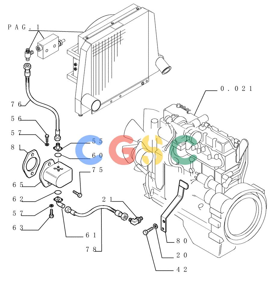纽荷兰零件查询(DC180.B) - CRAWLER DOZER TIER 2 (3/03-) (0.505[03]) - ENGINE - RELATED PARTS New Holland Constructuion