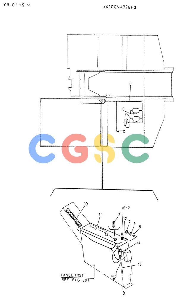 神钢零件查询(K916LC) - EXCAVATOR ASN YS0119 (1/87-12/03) (05-027) - WIRING ASSY(FOR KAI, OPTION) Kobelco