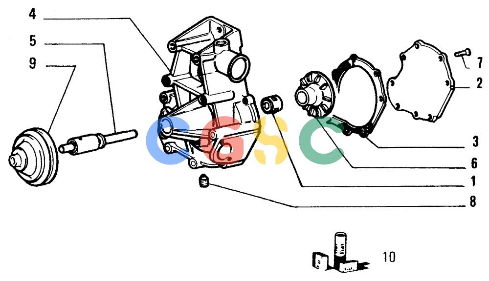 纽荷兰零件查询(FD14E) - CRAWLER DOZER (0.0320[002]) - WATER PUMP--COMPONENTS New Holland Constructuion
