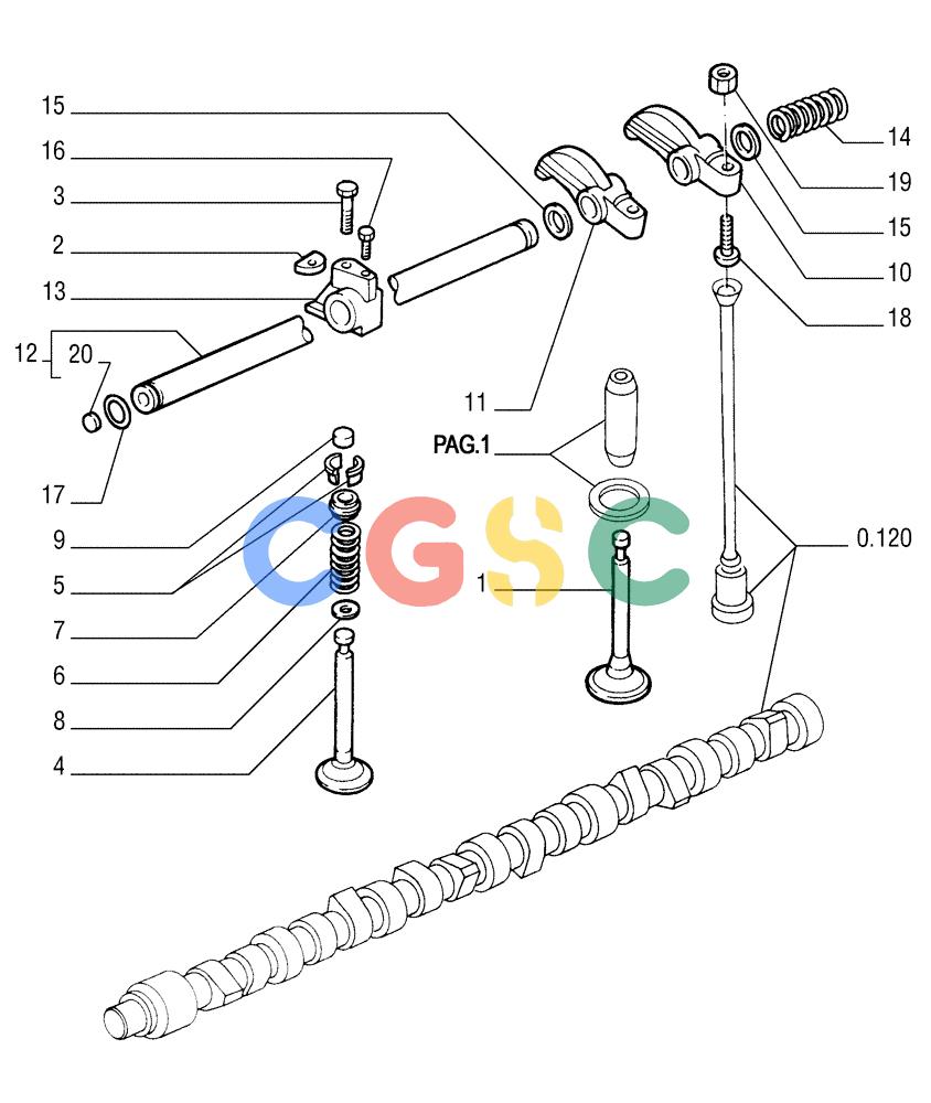 纽荷兰零件查询(FD255) - CRAWLER DOZER (N.A. VERSION) (7/95-) (0.060[02]) - CYLINDER HEAD New Holland Constructuion