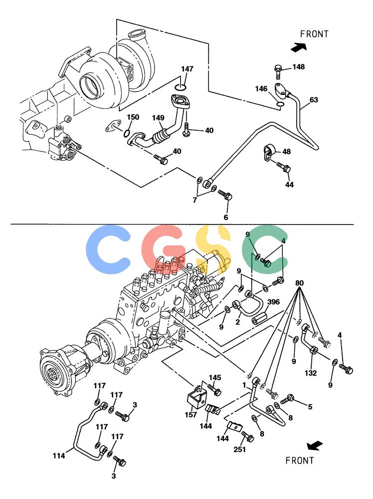 纽荷兰零件查询(E805) - CRAWLER EXCAVATOR (1/05-) (02-039-00[01]) - OIL CIRCUIT - ENGINE New Holland Constructuion
