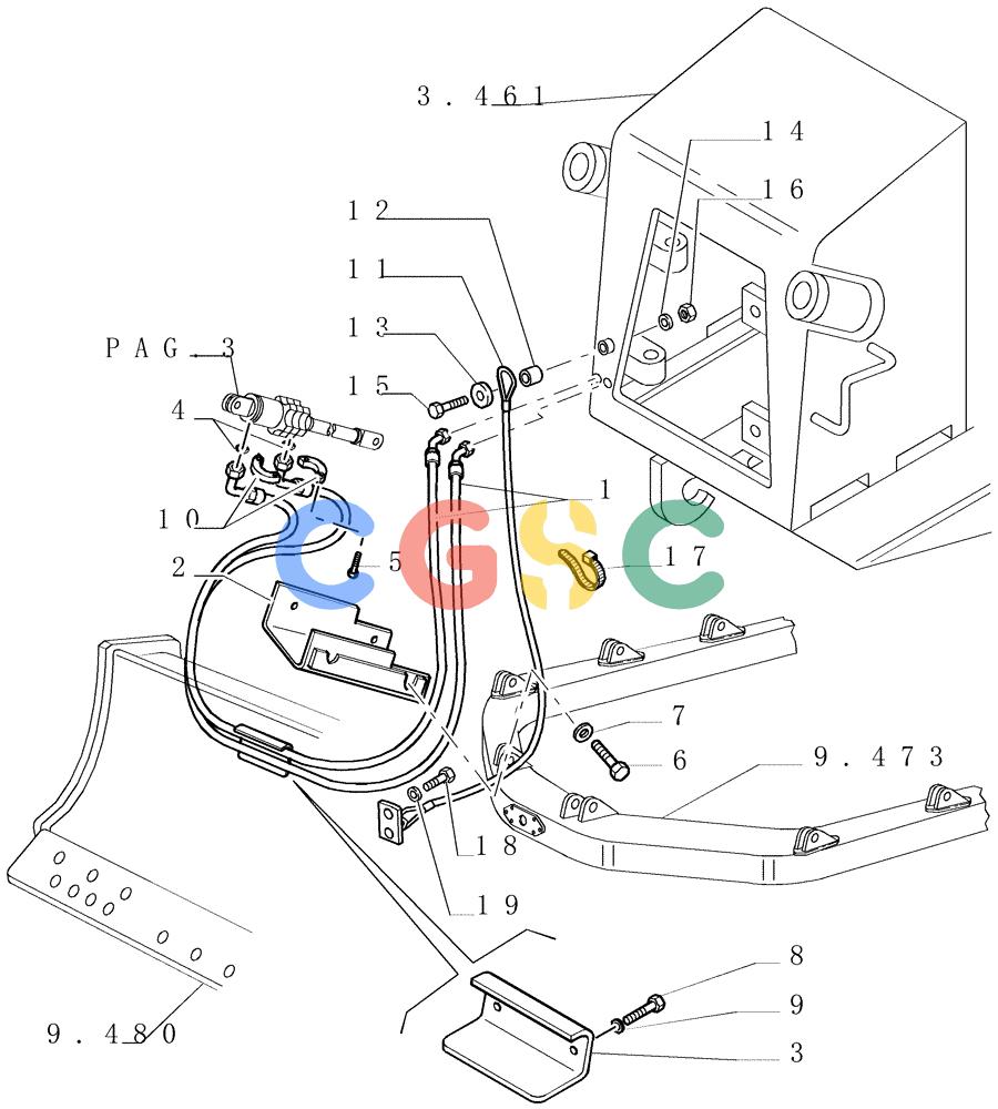 纽荷兰零件查询(DC180.B) - CRAWLER DOZER TIER 2 (3/03-) (9.481[01]) - HYDRAULIC TILT - ANGLEDOZER (HA) - OPTIONAL CODE 76092046- VERSION (01) New Holland Constructuion