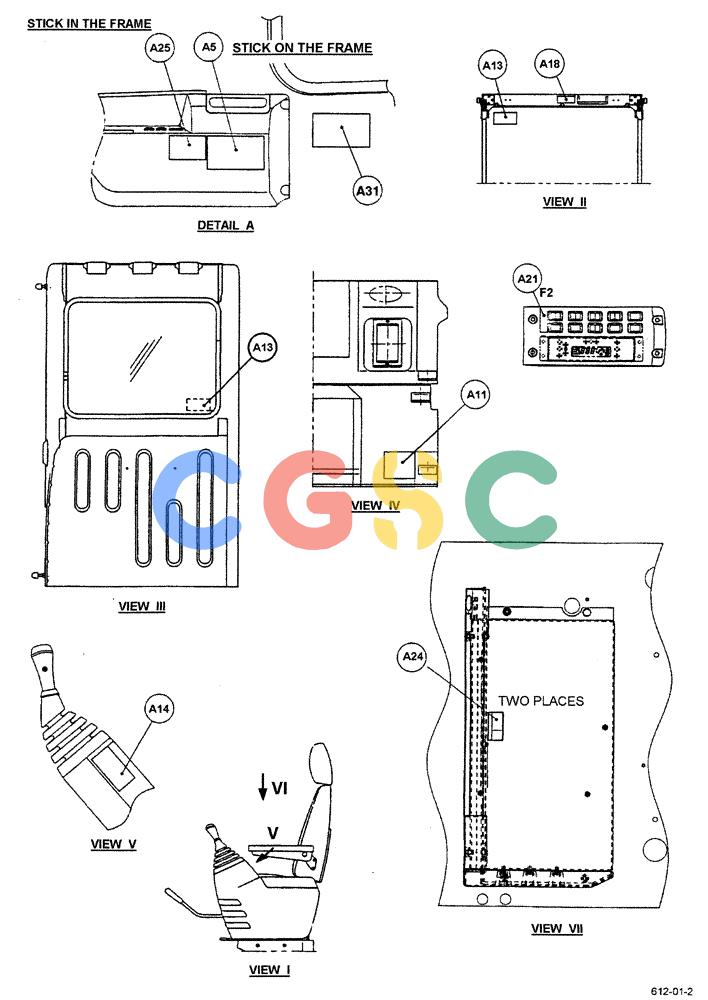 神钢零件查询(ED190LC-6E) - BLADE RUNNER EXCAVATOR/DOZER BTW YL03U0136 - YL03U0292 (1/05-12/06) (06-002[02]) - NAME PLATE INSTALLATION (CAB) Kobelco