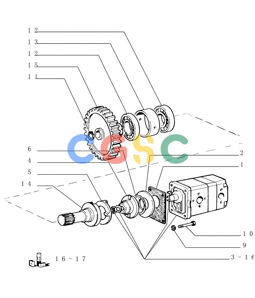 纽荷兰零件查询(FL145) - CRAWLER LOADER (N.A. VERSION) (11/98-) (1.211[06]) - TRANSMISSION - PIPING New Holland Constructuion