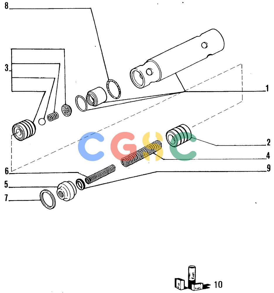 纽荷兰零件查询(FL14E) - CRAWLER LOADER (B2.34[001]) - MODULATING VALVE New Holland Constructuion