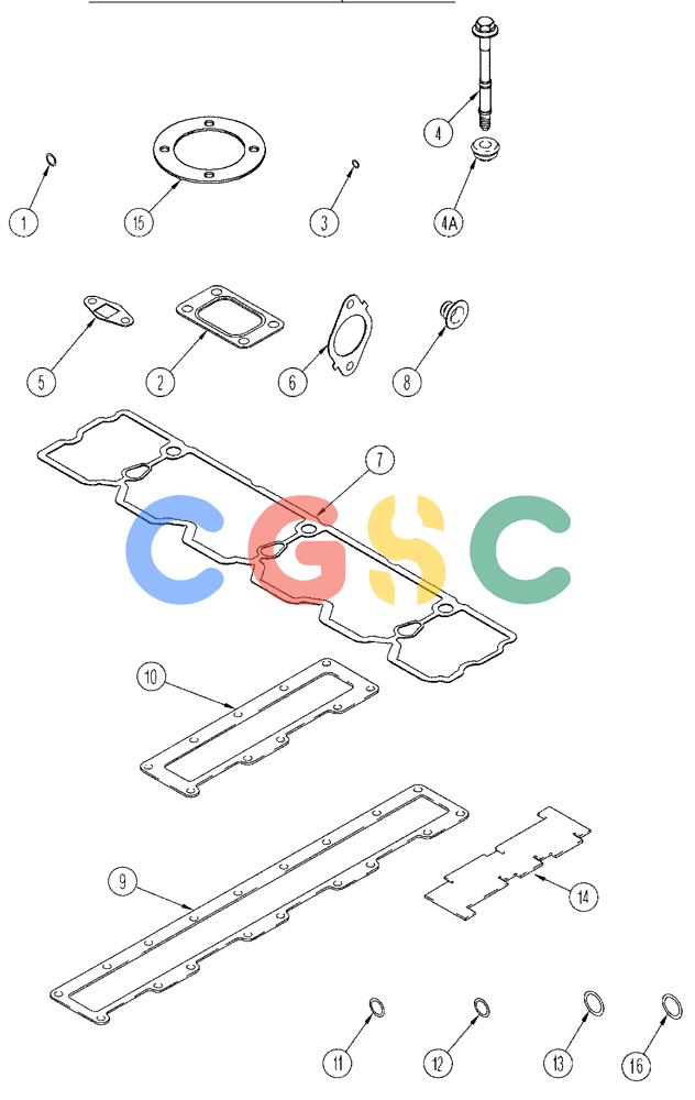 凯斯零件查询(FLX3510) - FLOATER (8/04-8/06) (02-062) - GASKET KIT - VALVE GRIND, FLX 3510 Case Agriculture