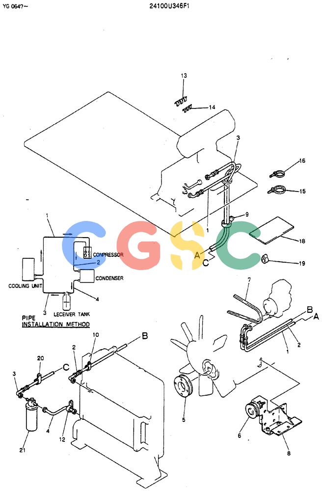 神钢零件查询(MD180LC) - EXCAVATOR ASN YG0647 (1/80-12/06) (08-008) - PARTS KIT Kobelco