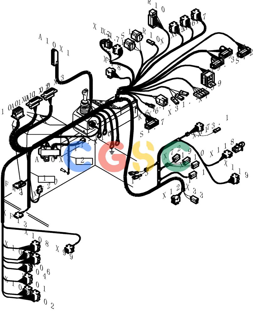纽荷兰零件查询(EC160) - CRAWLER EXCAVATOR (4/99-) (32.410[001]) - ELECTRICAL SYSTEM BRACKET (S/N 716001-UP) New Holland Constructuion