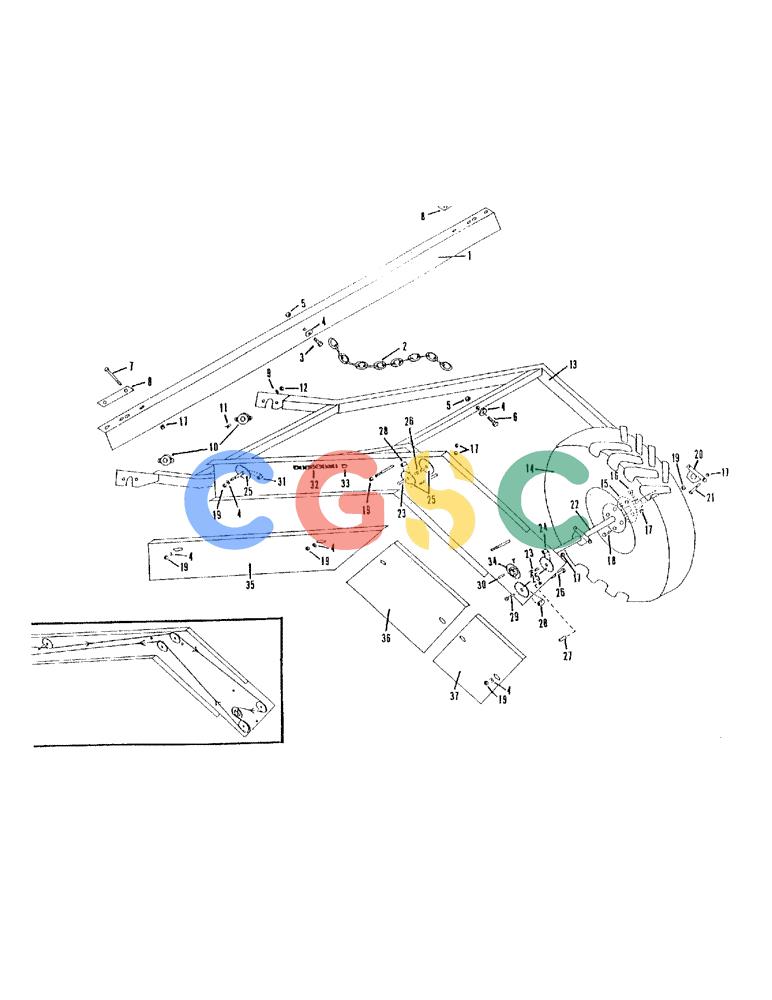 凯斯零件查询(2351) - CONCORD AIR SYSTEM (1/95-11/01) (23) - GROUND WHEEL DRIVE, 2351 Case Agriculture