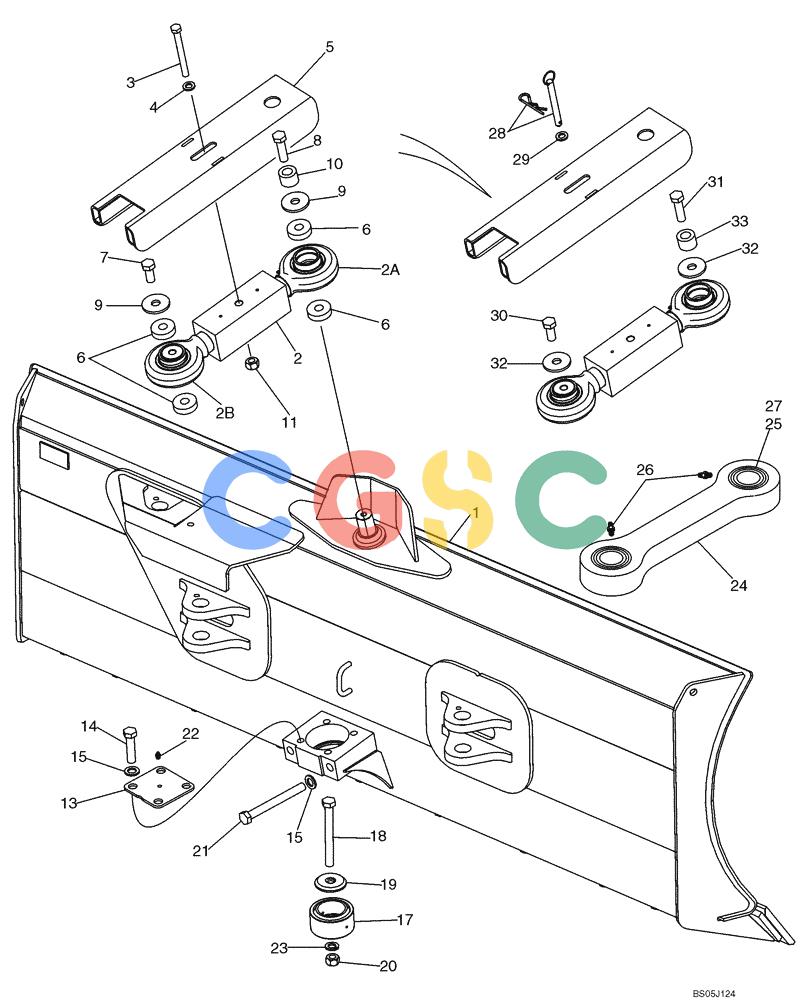 纽荷兰零件查询(DC95) - CRAWLER DOZER (8/04-) (09-02) - DOZER BLADE - MOUNTING New Holland Constructuion