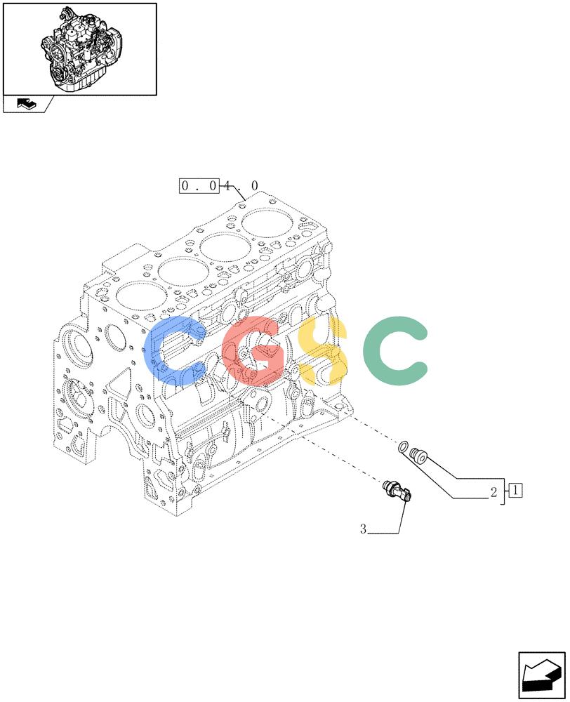 神钢零件查询(F4GE9484A J600) - ENGINE 504120790 - 87052264 (1/07-12/10) (0.27.2) - MOTOR SENSORS (2855356) Kobelco