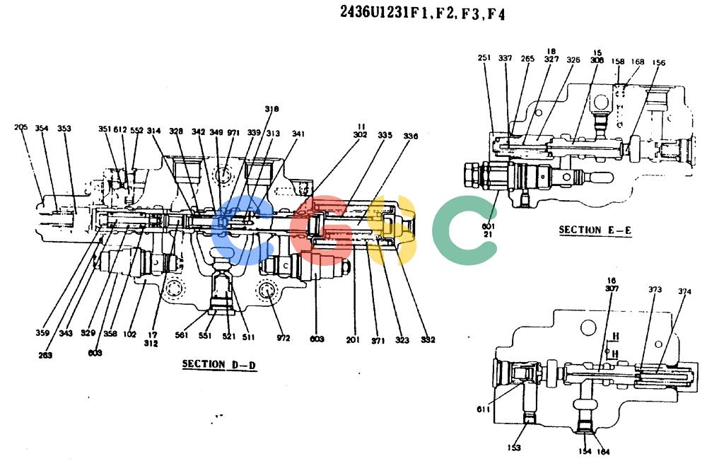 神钢零件查询(MD200BLC) - EXCAVATOR ASN YQ0565 (1/80-12/06) (11-008[03]) - VALVE ASSY, CONTROL Kobelco
