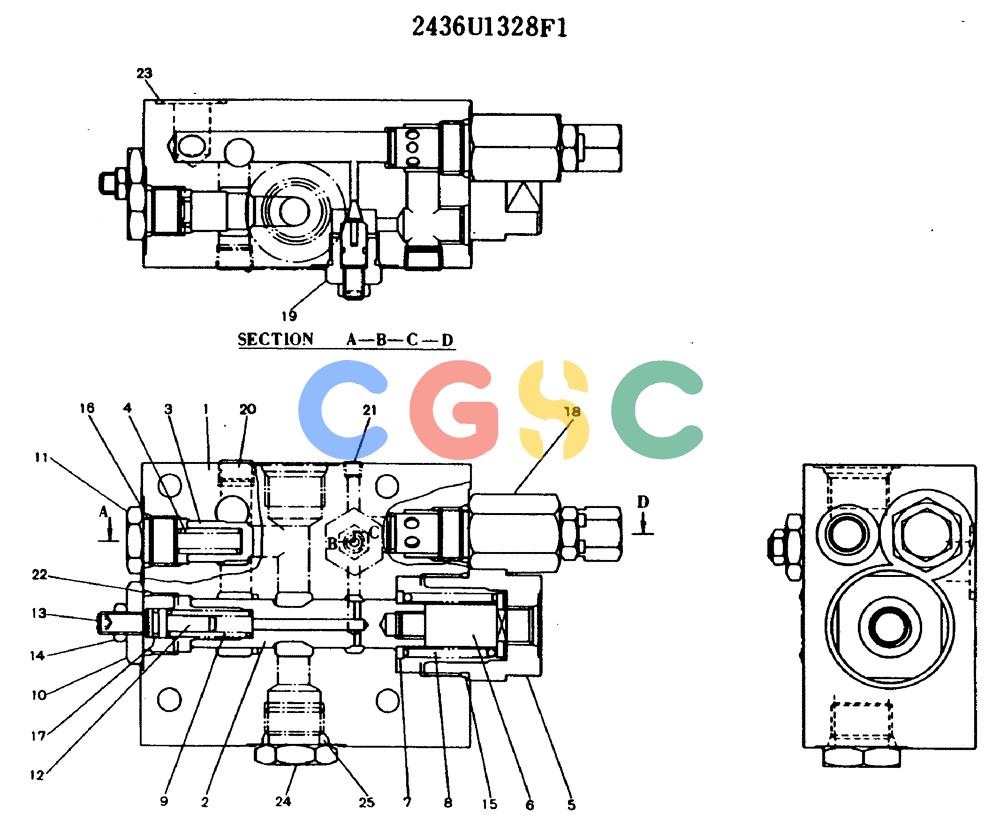 神钢零件查询(MD140BLC) - EXCAVATOR BTW YPU0001 - YPU0300 (1/80-12/06) (11-018) - VALVE ASSY, HOLDING Kobelco