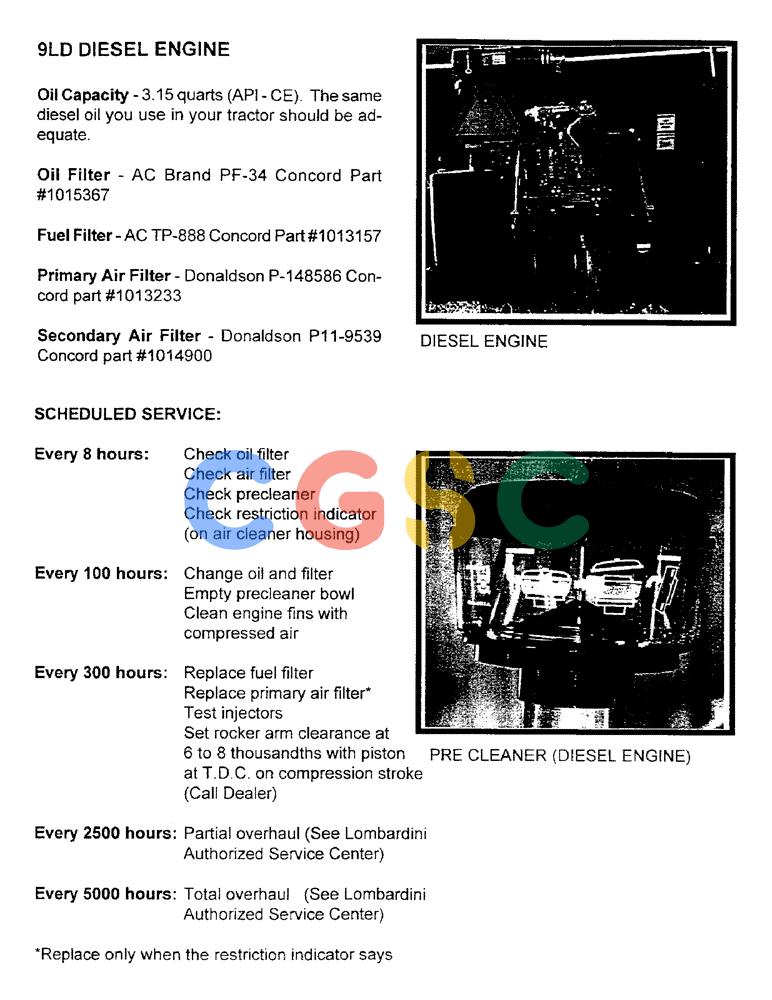 凯斯零件查询(2400) - CONCORD AIR SYSTEM (1/96-12/99) (B22) - 9LD DIESEL ENGINE Case Agriculture