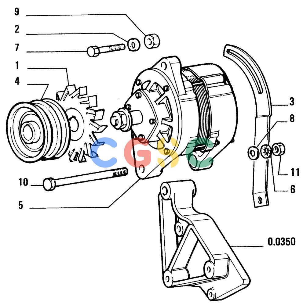 纽荷兰零件查询(FD14E) - CRAWLER DOZER (0.0400[001]) - ALTERNATOR New Holland Constructuion
