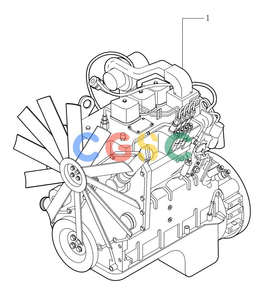 纽荷兰零件查询(FD80) - CRAWLER DOZER (1/98-) (0.021[01]) - ENGINE New Holland Constructuion