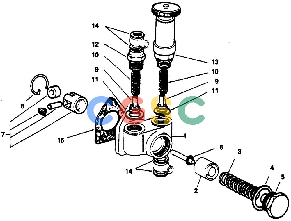 纽荷兰零件查询(65B) - MOTORGRADERS (A2.345[001]) - FUEL PUMP (COMPONENTS) New Holland Constructuion