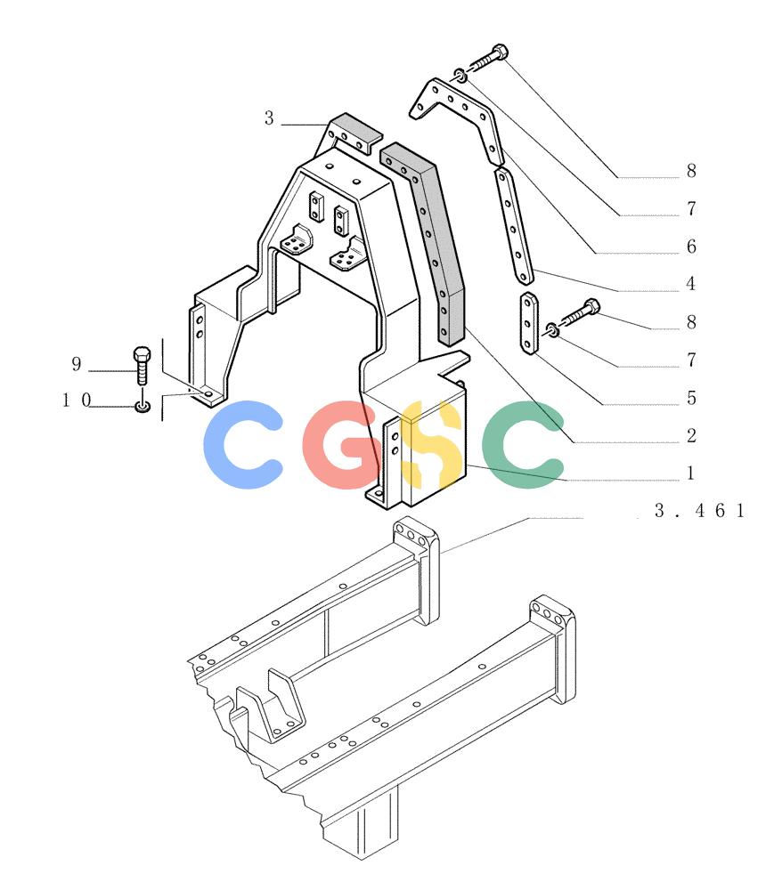 纽荷兰零件查询(DC180PS) - CRAWLER DOZER (11/00-) (5.601[04]) - HOODS New Holland Constructuion