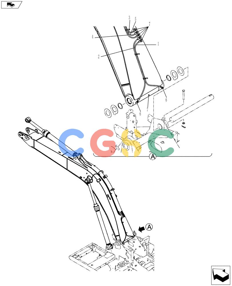 神钢零件查询(ED150-2) - BLADE RUNNER EXCAVATOR/DOZER ASN LH01-01001 (1/09-12/12) (03-004[00]) - BOOM GROUP Kobelco