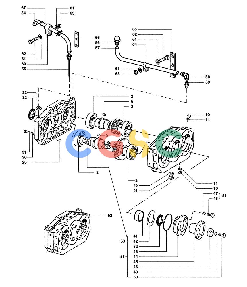纽荷兰零件查询(DC100) - CRAWLER DOZER (N.A. VERSION) (4/00-) (2.323[01C]) - COUPLER WITH ENGINE PTO DC100 New Holland Constructuion