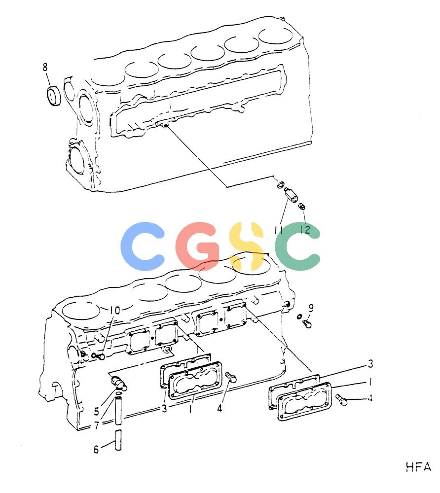 神钢零件查询(6D16-T) - MITSUBISHI DIESEL ENGINE - K907 & MD180LC (1/87-12/06) (01-032) - ENGINE ATTACHING PARTS Kobelco