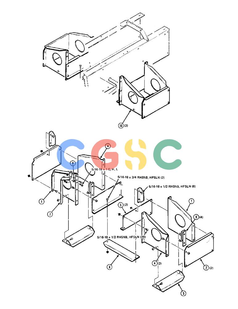 凯斯零件查询(8540) - CASE IH RECTANGULAR BALER (1/88-12/93) (39) - LEFT AND RIGHT WIRE BOX ASSEMBLIES Case Agriculture