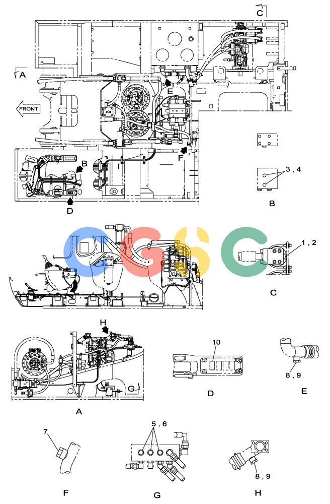 纽荷兰零件查询(E805) - CRAWLER EXCAVATOR TIER 3 (7/06-) (08-090-00[01]) - HYDRAULIC CIRCUIT - PLUG, BLANK-OFF (STANDARD) New Holland Constructuion
