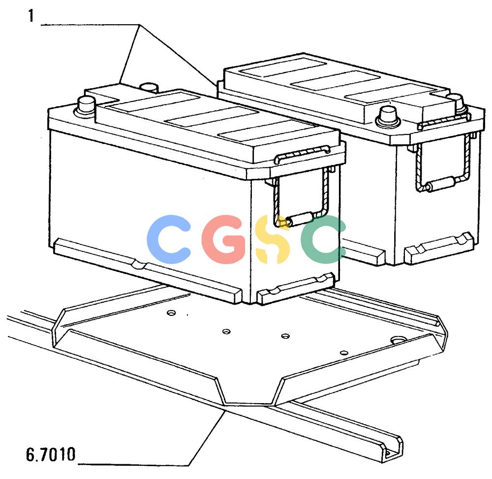 纽荷兰零件查询(FD14E) - CRAWLER DOZER (96.7010[001]) - HIGH CAPACITY BATTERIES New Holland Constructuion
