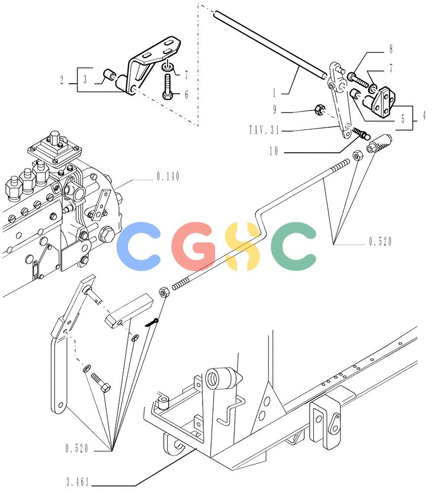 纽荷兰零件查询(DC150LT) - CRAWLER DOZER (6/00-) (5.652[29]) - ROPS CAB - COMPONENTS New Holland Constructuion