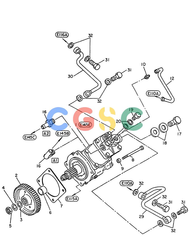 神钢零件查询(PE6T04) - NISSAN DIESEL ENGINE - LK900 & LK700A W/TURBO (1/03-12/06) (03-009[01]) - COMPRESSOR - AIR (FITTING PARTS) Kobelco