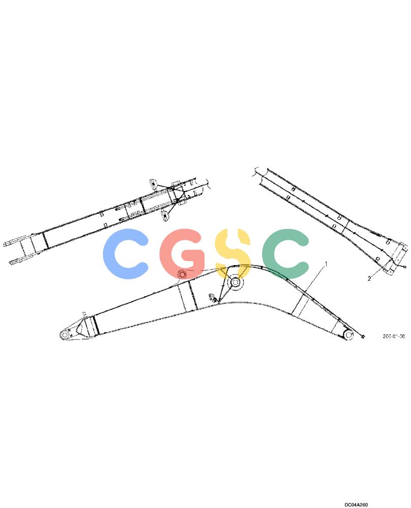 纽荷兰零件查询(EH160) - CRAWLER EXCAVATOR (9/03-) (04 -17[00]) - HARNESS ASSY (BOOM) New Holland Constructuion