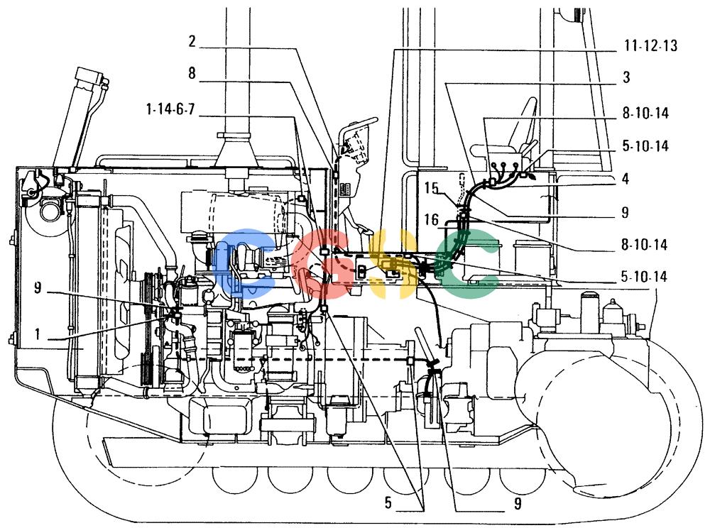 纽荷兰零件查询(FD14E) - CRAWLER DOZER (6.7110[002]) - ELECTIC WIRING-ELECTRICAL SYSTEM New Holland Constructuion