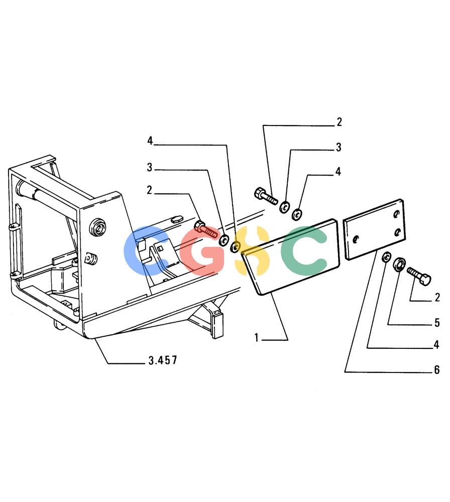 纽荷兰零件查询(FD255) - CRAWLER DOZER (N.A. VERSION) (7/95-) (5.601[04]) - HOODS New Holland Constructuion
