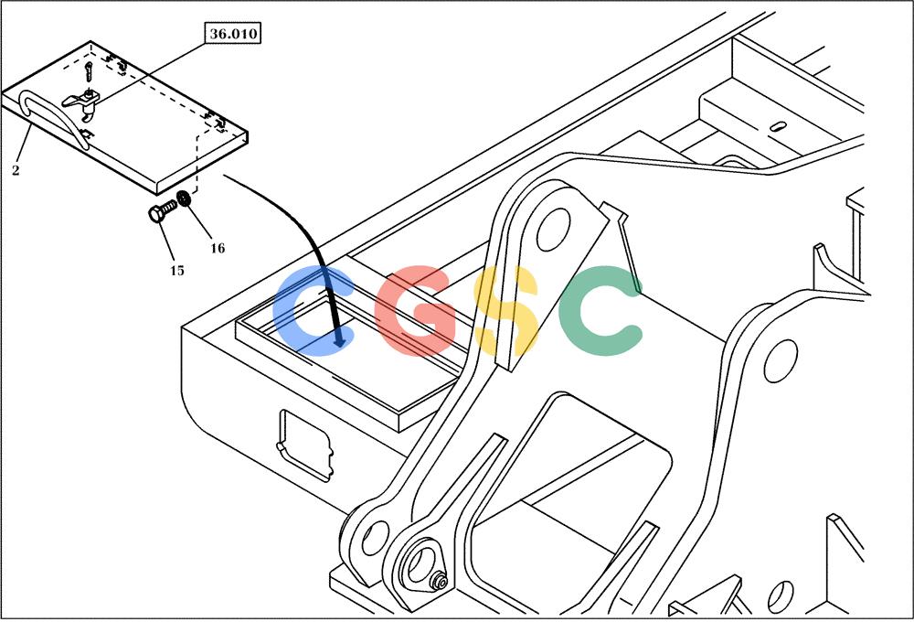 纽荷兰零件查询(EC270) - CRAWLER EXCAVATOR (7/00-) (01.620[001]) - FRAME TOOLBOX (S/N 727002-UP) New Holland Constructuion