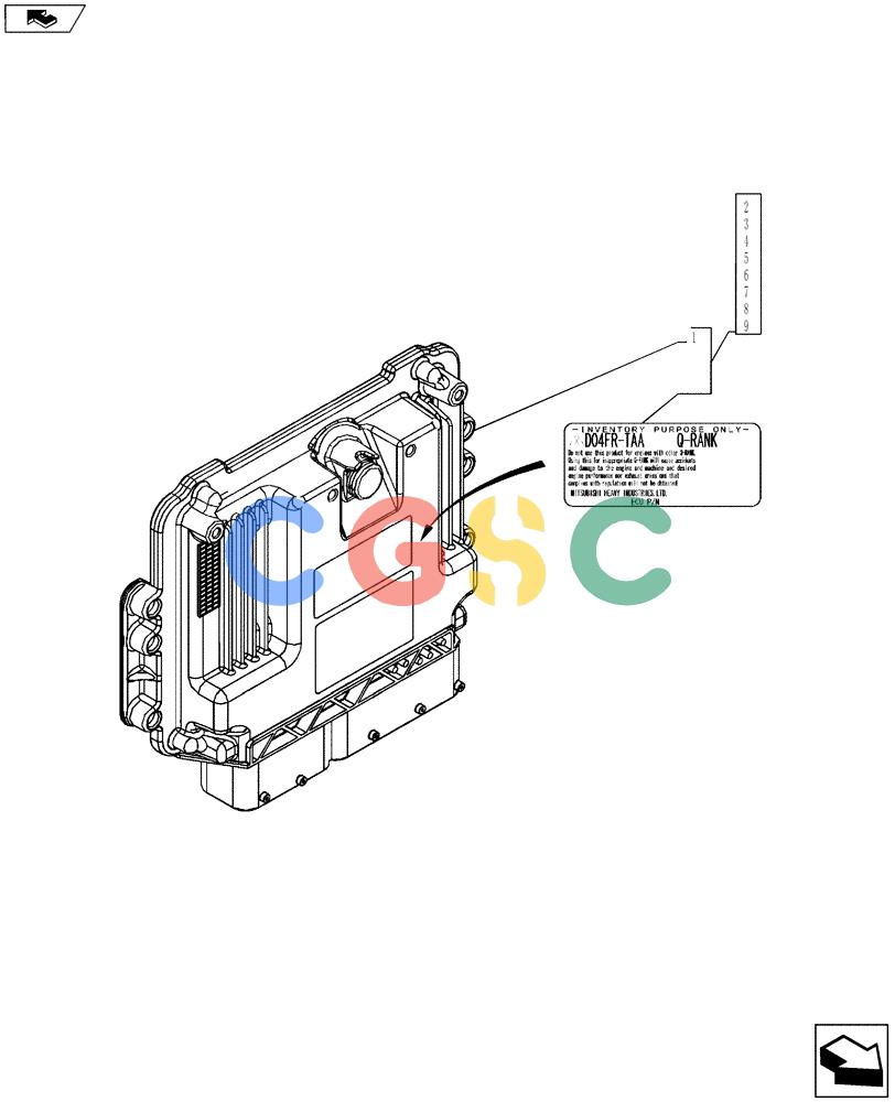 纽荷兰零件查询(E135BSRLC) - CRAWLER EXCAVATOR ASN YH06-08001 (08-035[00]) - ENGINE CONTROL (STOP) New Holland Constructuion
