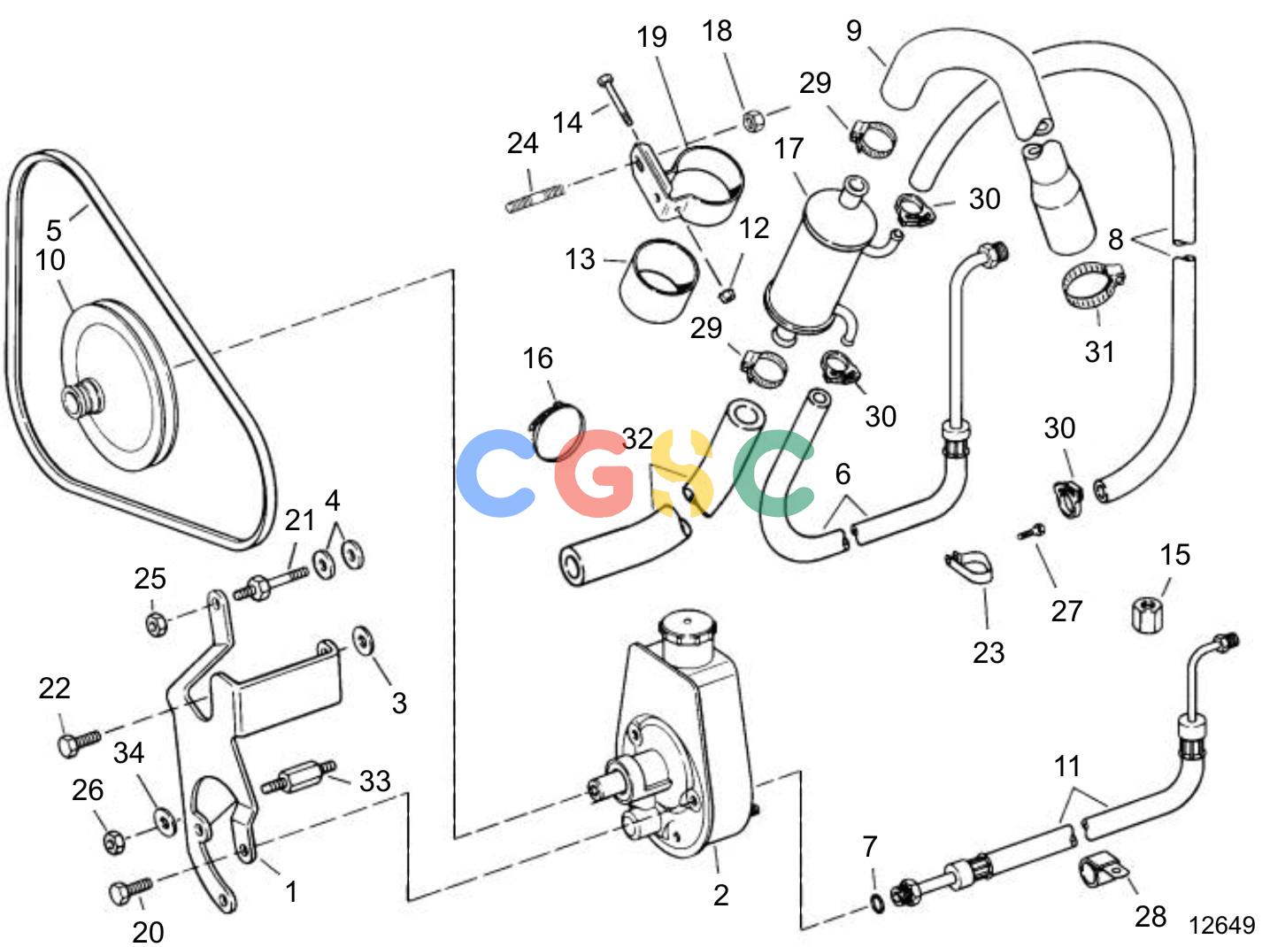沃尔沃零件查询4.3GLPLKD; 4.3GLPLKE; 4.3GSPLKD; 4.3GSPLKE; 4.3GIPLKDCE; 4.3GIPLKECE; 4.3GSJLKDSteering SystemSteeringEPC Volvo Penta Parts catalog