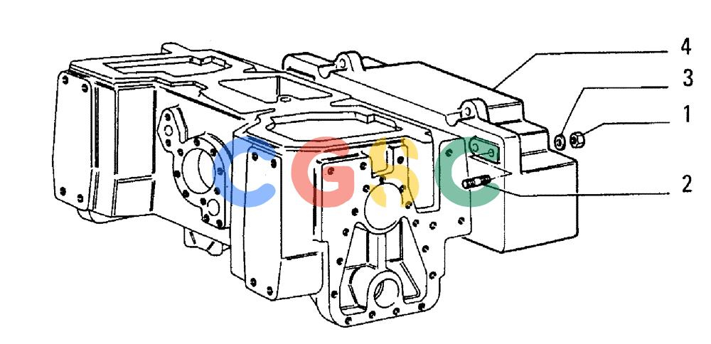 纽荷兰零件查询(FL5B) - CRAWLER LOADER (B4.08[002]) - REAR DRIVE BODY CASINGS AND COVERS New Holland Constructuion