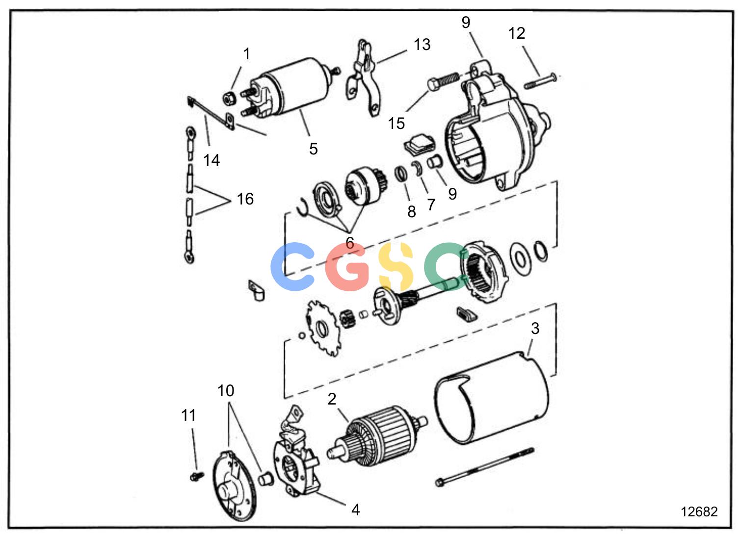 沃尔沃零件查询5.0FiPMDA; 5.0FiPMDM; 5.8FiPMDA; 5.8FiPMDMElectrical SystemStarterEPC Volvo Penta Parts catalog