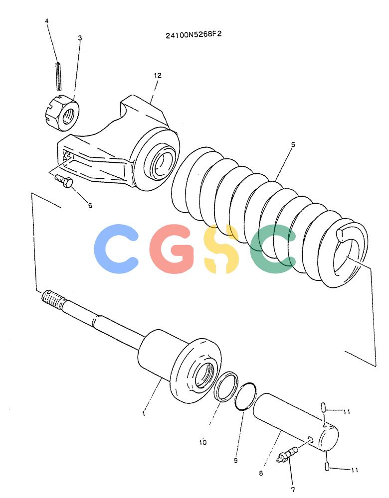 神钢零件查询(K905LC) - MARK II EXCAVATOR BTW YP1001 - YP1281. (4/89-12/03) (06-005) - SPRING ASSY, TRACK Kobelco