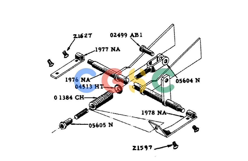 凯斯零件查询(130) - CASE TWINE TIE RECTANGULAR BALER (1/55-12/72) (16) - BALE CHAMBER BOTTOM DOGS Case Agriculture